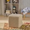 Tessie Knitted Foot Stool - Christopher Knight Home Beige 1 Tessie Knitted Foot Stool - Christopher Knight Home Beige -Ottomans Official Shop unnamed file 240