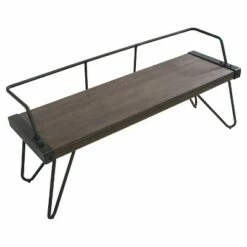 Stefani Industrial Bench - Antique Metal - LumiSource -Ottomans Official Shop unnamed file 2446