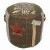 Olivia & May Canvas Pouf with Star Motif Brown - Olivia & May 1 Olivia & May Canvas Pouf with Star Motif Brown - Olivia & May -Ottomans Official Shop unnamed file 2470