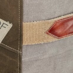 Olivia & May Canvas Pouf with Star Motif Brown - Olivia & May 13 Olivia & May Canvas Pouf with Star Motif Brown - Olivia & May -Ottomans Official Shop unnamed file 2474