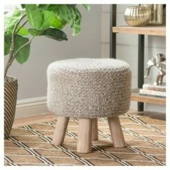 Montana Ottoman Stool - Gray - Christopher Knight Home