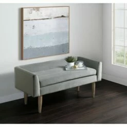 Bella Upholstered Bench - Picket House Furnishings Turquoise Blue -Ottomans Official Shop unnamed file 2488