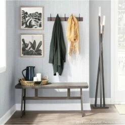 Geo Industrial Bench Antique Espresso Brown - Lumisource -Ottomans Official Shop unnamed file 2589