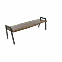 Olivia & May Natural Wooden Bench Brown - Olivia & May