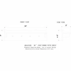 Alaterre Furniture Alpine Natural Brown Live Edge 36" Bench with Coat Hook Shelf Set Metal And Wood 14 Alaterre Furniture Alpine Natural Brown Live Edge 36" Bench with Coat Hook Shelf Set Metal And Wood -Ottomans Official Shop unnamed file 2652