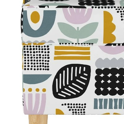 Storage Bench Helsinki Block Lavender - Skyline Furniture 5 Storage Bench Helsinki Block Lavender - Skyline Furniture - Image 3