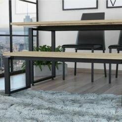 47" Emery Bench Light Wood - RST Brands