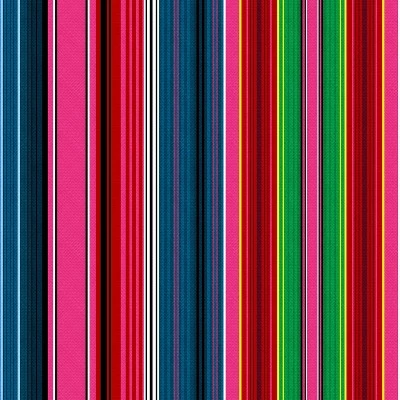 Bench with Cone Legs in Serape Stripe Bright - Skyline Furniture 6 Bench with Cone Legs in Serape Stripe Bright - Skyline Furniture - Image 4