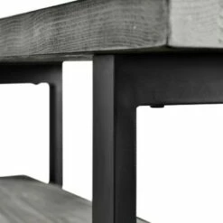 Pomona Metal and Reclaimed Wood Bench Slate Gray - Alaterre Furniture -Ottomans Official Shop unnamed file 2786