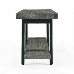 Pomona Metal and Reclaimed Wood Bench Slate Gray - Alaterre Furniture -Ottomans Official Shop unnamed file 2787