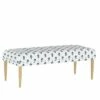 Fullerton Bench Elizabeth Floral Navy - Skyline Furniture -Ottomans Official Shop unnamed file 2790