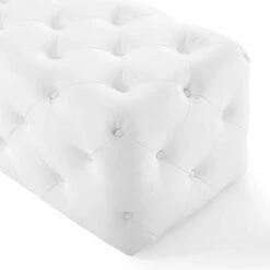 72" Amour Tufted Button Entryway Faux Leather Bench White - Modway 11 72" Amour Tufted Button Entryway Faux Leather Bench White - Modway -Ottomans Official Shop unnamed file 2798