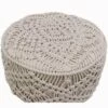Decor Therapy Nirobi Crocheted Stool White - Décor Therapy -Ottomans Official Shop unnamed file 280