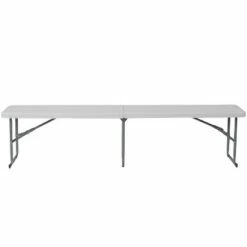 Flash Furniture 10.25''W x 71''L Bi-Fold Granite White Plastic Bench with Carrying Handle -Ottomans Official Shop unnamed file 2833
