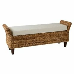 Cline Abaca Bench - Brown - East At Main