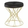 Jasmine Contemporary Vanity Stool - LumiSource Pink -Ottomans Official Shop unnamed file 296