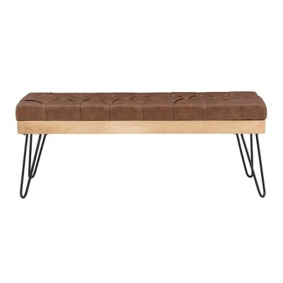 Barron Bench - Powell Company Brown 3 Barron Bench - Powell Company Brown
