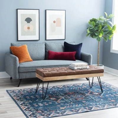 Barron Bench - Powell Company Brown 7 Barron Bench - Powell Company Brown - Image 5