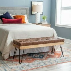 Barron Bench - Powell Company Brown 18 Barron Bench - Powell Company Brown -Ottomans Official Shop unnamed file 2992