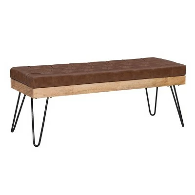 Barron Bench - Powell Company Brown 11 Barron Bench - Powell Company Brown - Image 9