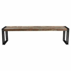 Old Reclaimed Wood and Iron - Bench - Timbergirl 11 Old Reclaimed Wood and Iron - Bench - Timbergirl -Ottomans Official Shop unnamed file 3005