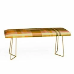 Alisa Galitsyna Colorful Plaid Bench - Deny Designs Green/black 7 Alisa Galitsyna Colorful Plaid Bench - Deny Designs Green/black -Ottomans Official Shop unnamed file 3011