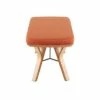 42" Folia Bench Polyester/Wood Natural/Orange - LumiSource -Ottomans Official Shop unnamed file 3021