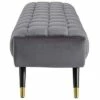 Adept Upholstered Velvet Bench Gray - Modway -Ottomans Official Shop unnamed file 3074