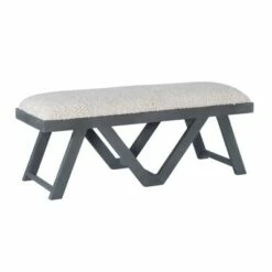 Bonnie Bench - Powell Company Gray -Ottomans Official Shop unnamed file 3099