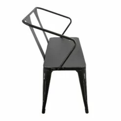 Waco Industrial Bench- LumiSource Vintage White