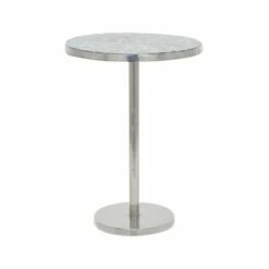 Contemporary Aluminum Accent Table - Olivia & May Silver 20 Contemporary Aluminum Accent Table - Olivia & May Silver -Ottomans Official Shop unnamed file 315
