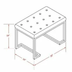 Beverly Bench Navy - Powell Company -Ottomans Official Shop unnamed file 3195