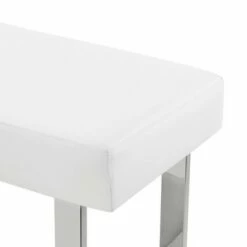 Amanda Faux Leather Bench White - Armen Living 11 Amanda Faux Leather Bench White - Armen Living -Ottomans Official Shop unnamed file 3199