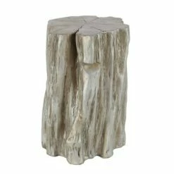 Olivia & May Eclectic Tree Trunk Inspired Foot Stool Silver - Olivia & May -Ottomans Official Shop unnamed file 320