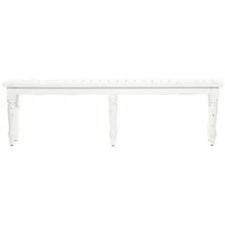 Olivia & May Farmhouse Long Wood Bench White - Olivia & May -Ottomans Official Shop unnamed file 3230