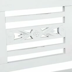 Olivia & May Farmhouse Mahogany Bench White - Olivia & May -Ottomans Official Shop unnamed file 3255