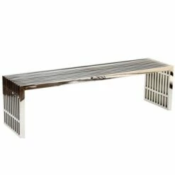 Gridiron Stainless Steel Bench - Modway -Ottomans Official Shop unnamed file 3301
