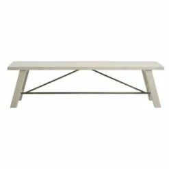 Ink+Ivy Sonoma Dining Bench White -Ottomans Official Shop unnamed file 3322