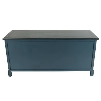 Decor Therapy Montgomery Bench - Décor Therapy Navy 4 Decor Therapy Montgomery Bench - Décor Therapy Navy - Image 2