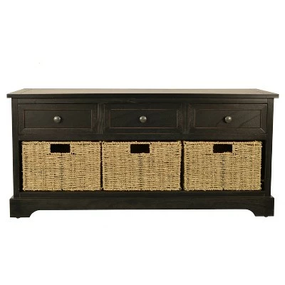 Decor Therapy Montgomery Bench - Décor Therapy Navy 7 Decor Therapy Montgomery Bench - Décor Therapy Navy - Image 5