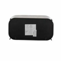 32" Modern Decorative Bench with Metal Base Distressed Tan Faux Leather - WOVENBYRD -Ottomans Official Shop unnamed file 3434