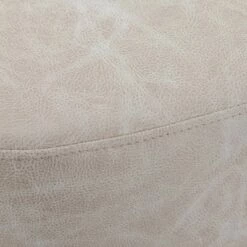 32" Modern Decorative Bench with Metal Base Distressed Tan Faux Leather - WOVENBYRD -Ottomans Official Shop unnamed file 3436