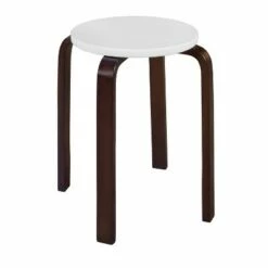 Mia Bentwood Stool Mocha - Niche Natural & Black -Ottomans Official Shop unnamed file 347