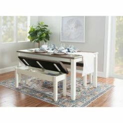 Emma Storage Bench - Powell Company White 26 Emma Storage Bench - Powell Company White -Ottomans Official Shop unnamed file 3503