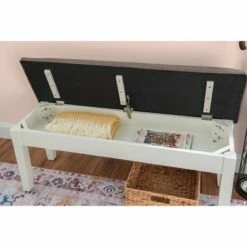 Emma Storage Bench - Powell Company White 28 Emma Storage Bench - Powell Company White -Ottomans Official Shop unnamed file 3505