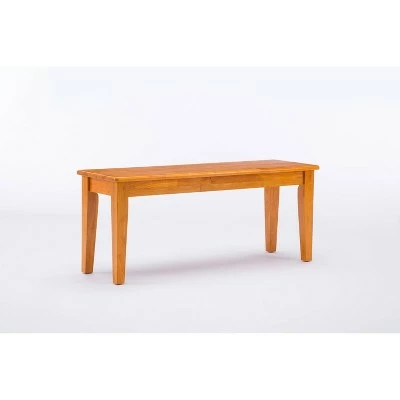 Shaker Dining Bench Wood/Oak - Boraam 3 Shaker Dining Bench Wood/Oak - Boraam