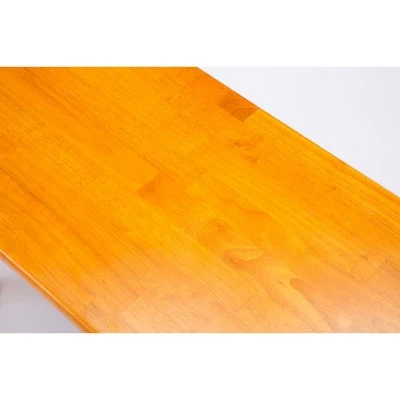 Shaker Dining Bench Wood/Oak - Boraam 8 Shaker Dining Bench Wood/Oak - Boraam - Image 6