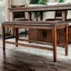 Soho Upholstered Counter Height Bench Light Walnut - HOMES: Inside + Out -Ottomans Official Shop unnamed file 3556