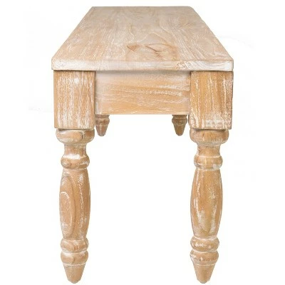 Yeats Teak Bench Beige - East At Main 6 Yeats Teak Bench Beige - East At Main - Image 4