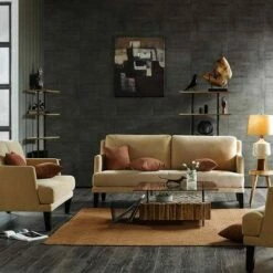 Ink+Ivy Set of 2 Arcadia Dining Stool Natural